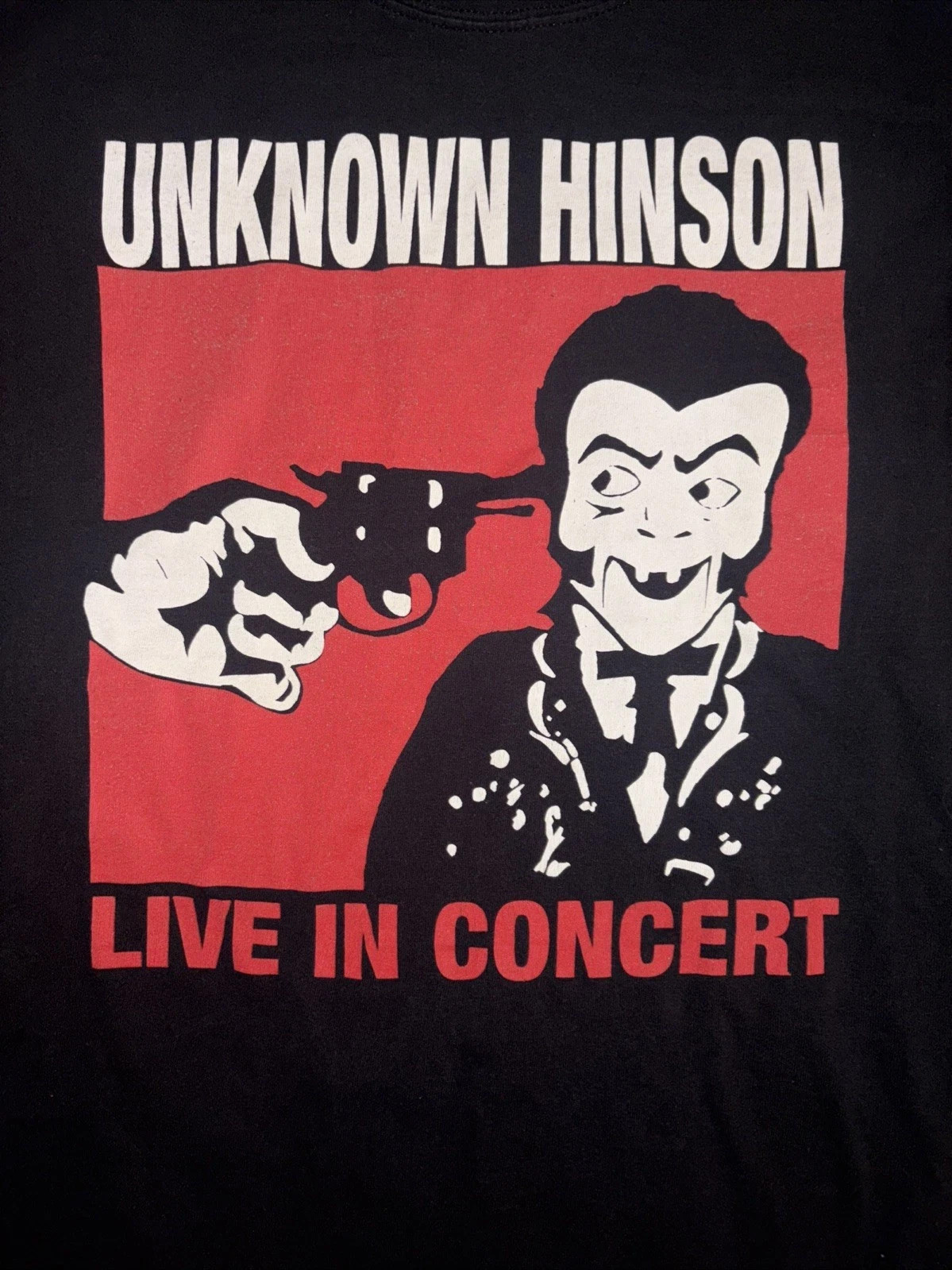 UNKNOWN HINSON Live In Concert T-shirt – Squidbillies – Band Tour Punk