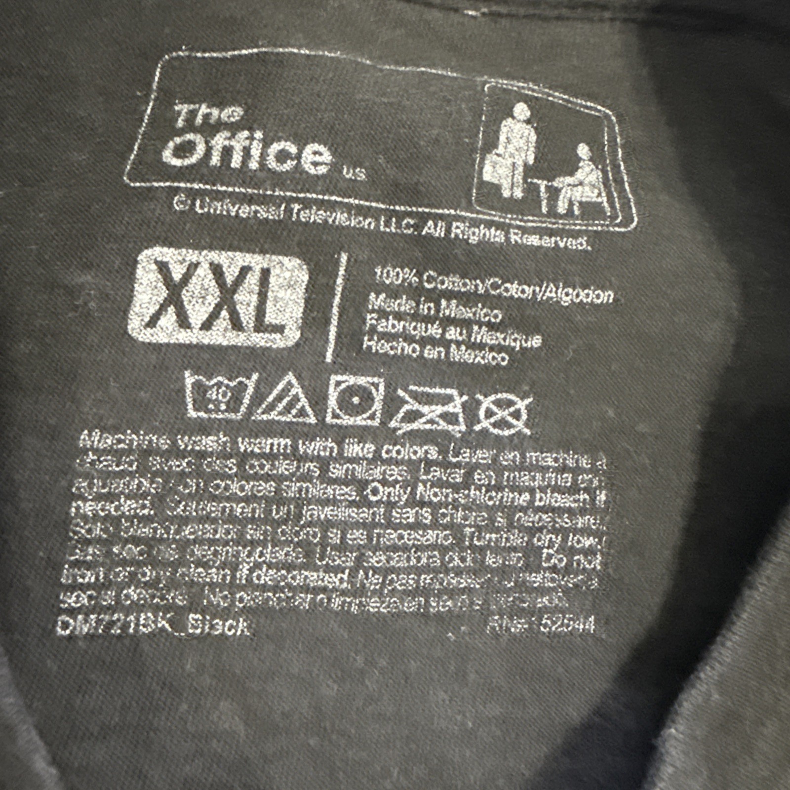 The Office Shirt Dwight Schrute Would An Idiot Do That Quote Men’s Black 2XL