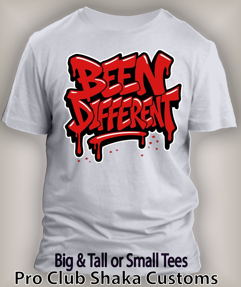 Men Been Different Sneaker Tee Shirt Graphic Hip Hop Streetwear Big Tall Small T