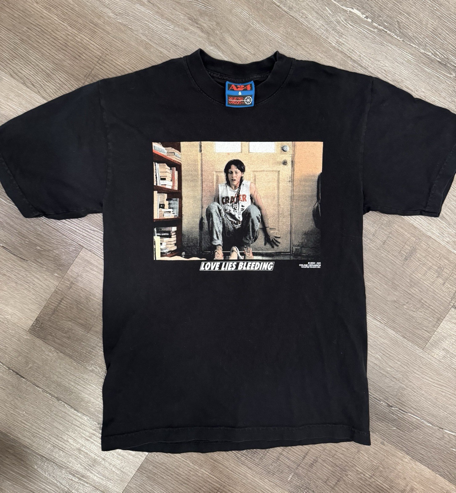 A24 Online Ceramics x Love Lies Bleeding Crazy Things T-Shirt Small Rose Glass