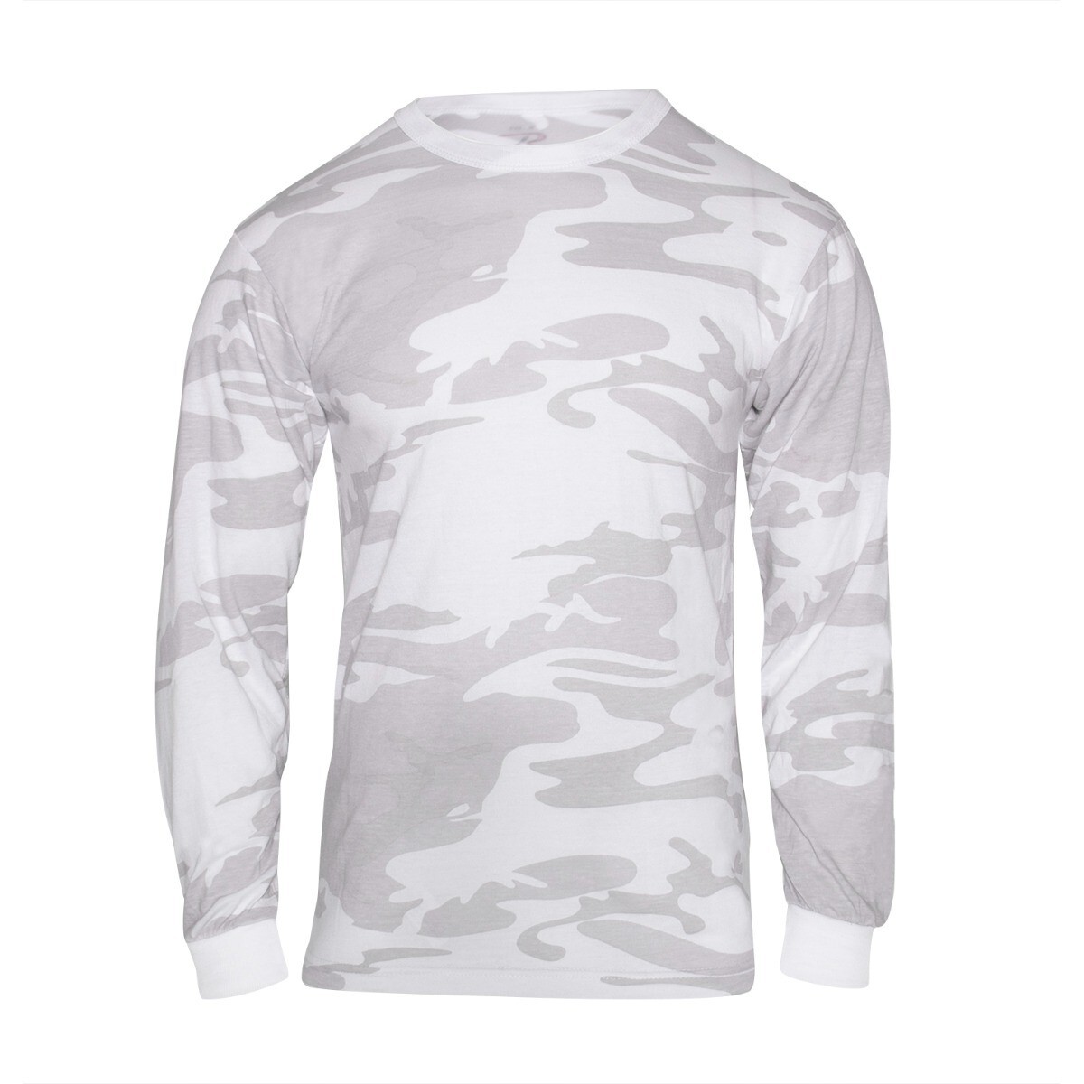 Rothco White Camo Long Sleeve T-Shirt Tactical Military Crew Tee Undershirt