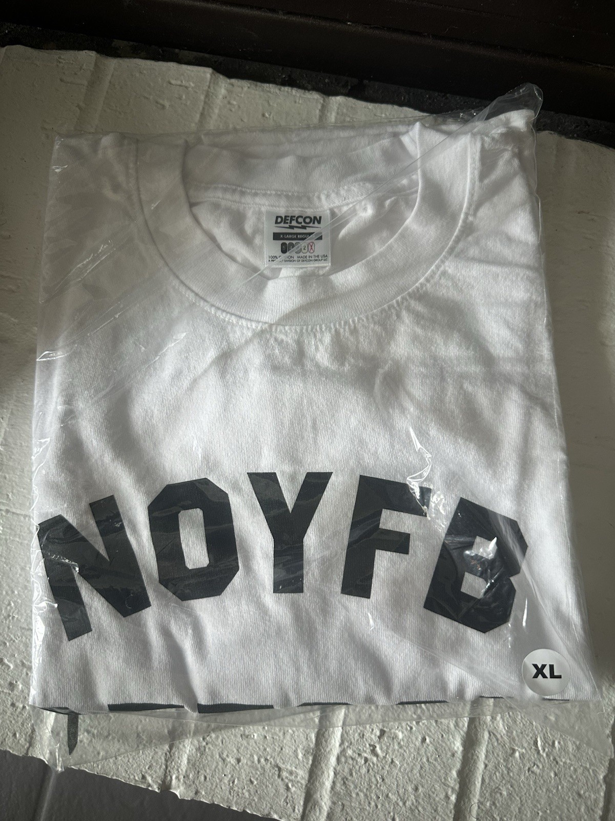 DEFCON Brand New With tags XL T-Shirt NOYFB Defensive Condition. Latest Drop HFB