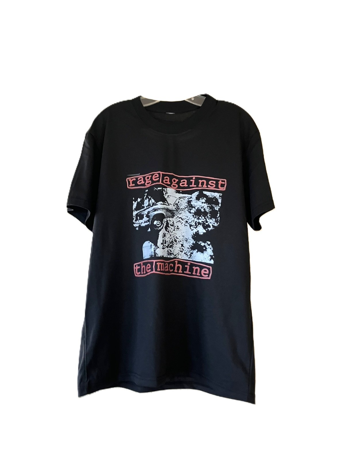 Rage Against the Machine Men’s Graphic Tee Shirt Black – No Brand Size L