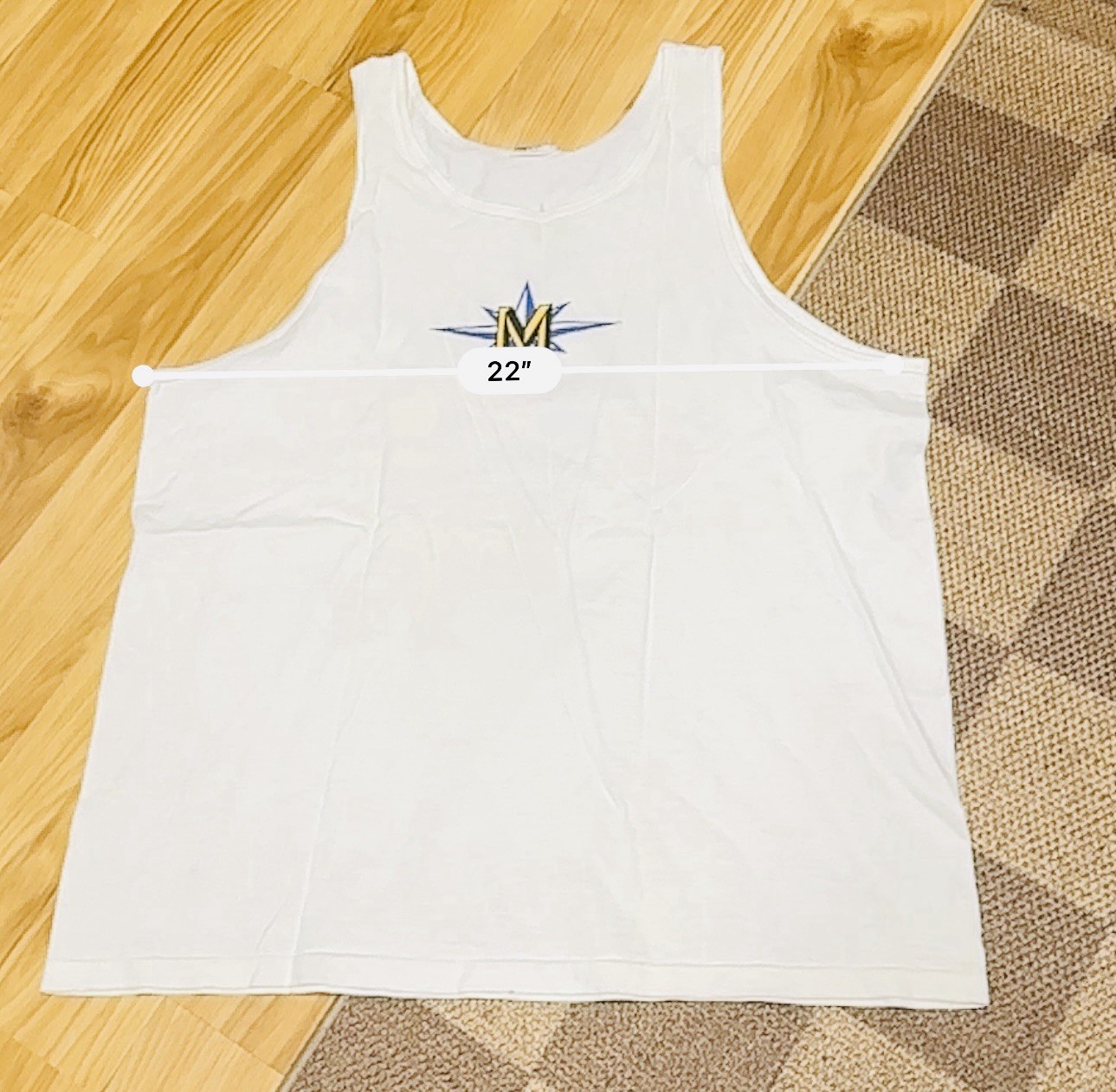 MOSSIMO OG Vintage 1990s A Global Thing Flag Cotton Tank Top Size L