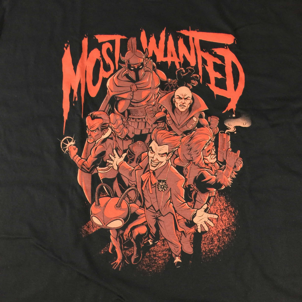 Legion of Collectors DC’s Most Wanted T-Shirt Size Large