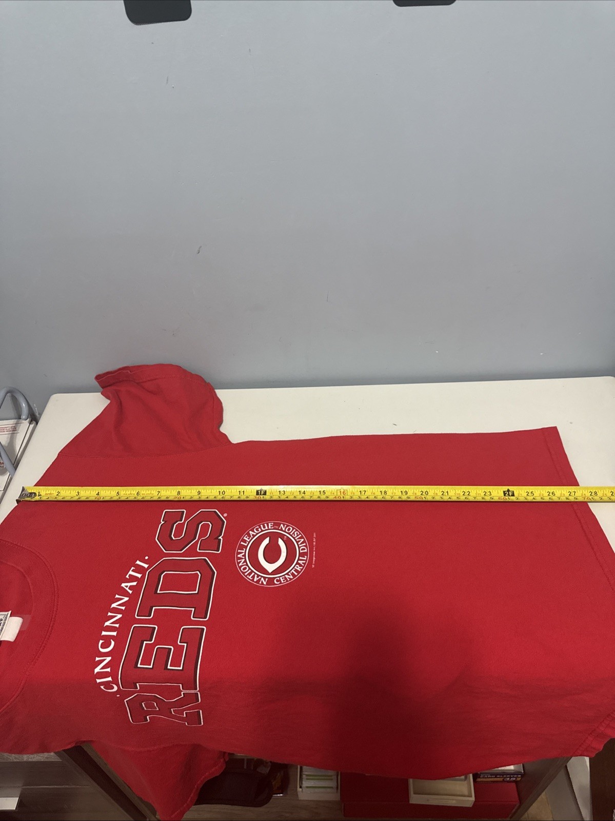 Vtg 03 Lee Sport Shirt Cincinnati Reds MLB Baseball Adult L *No Tag With Size*