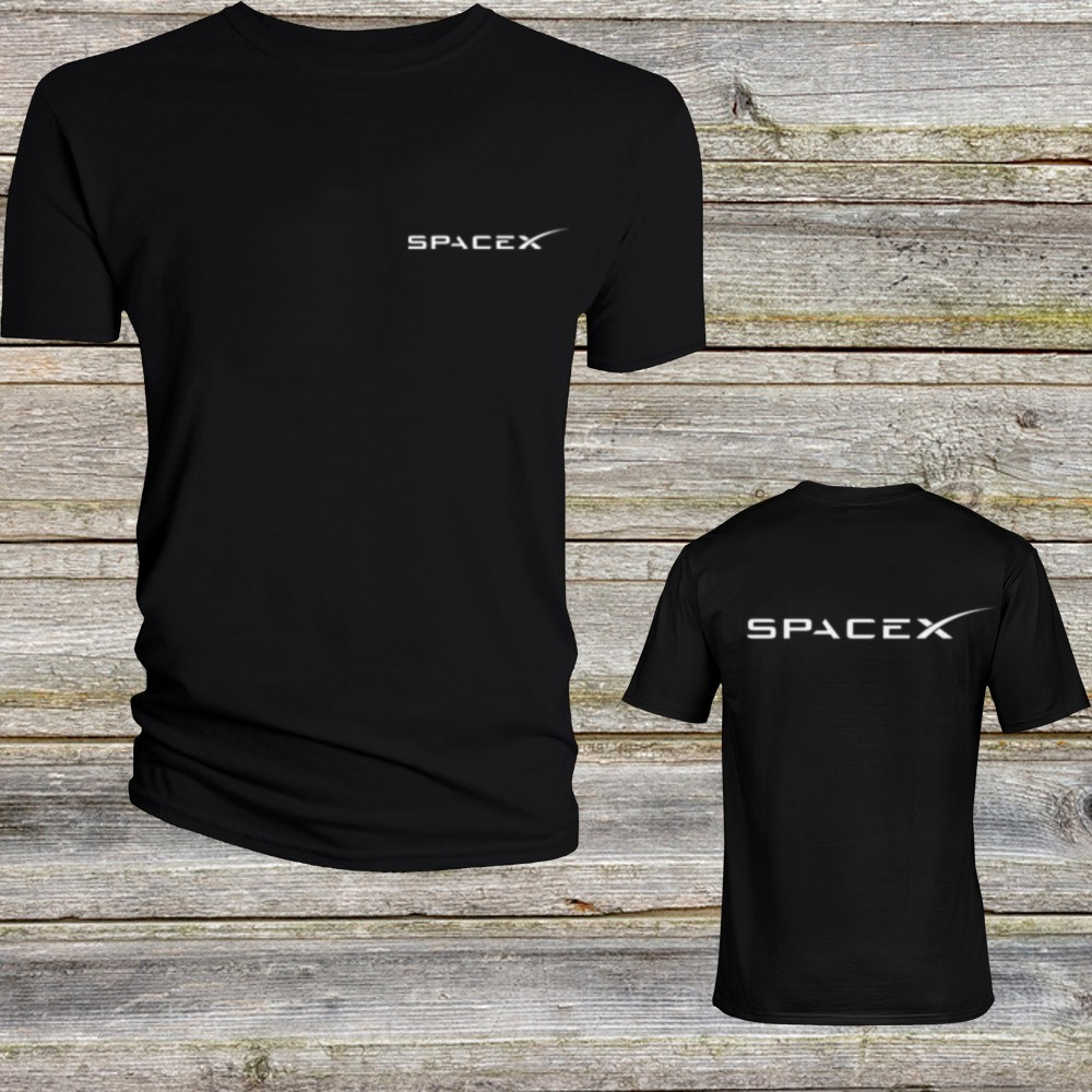 Space X T Shirt SpaceX Aerospace Exploration Falcon 9 Rocket Starship FSX04