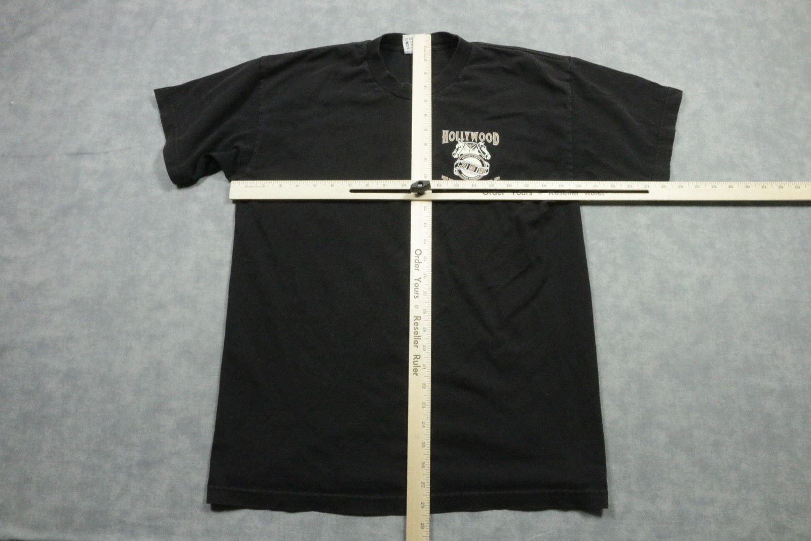 Bayside Hollywood Teamsters Shirt Mens Large Black Grinding Trucker Graphic Tee
