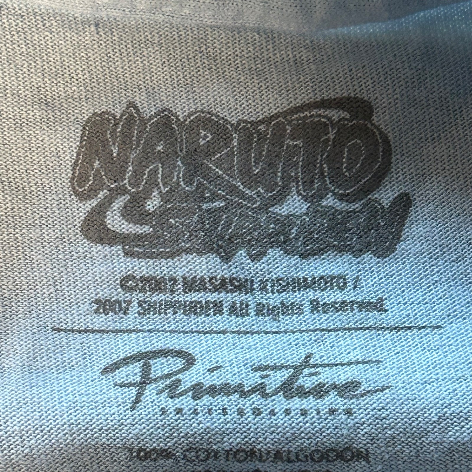Primitive x Naruto Shippuden Know the Pain Long Sleeve T-Shirt Light Blue Mens M