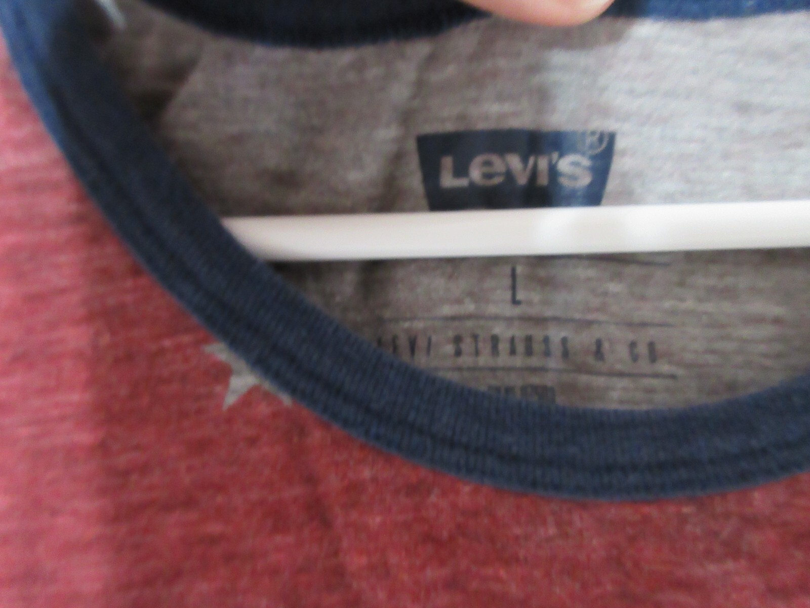 Levi’s Mens Striped Stretch Scoop Neck Tank Top Sleeveless Size L Multicolor