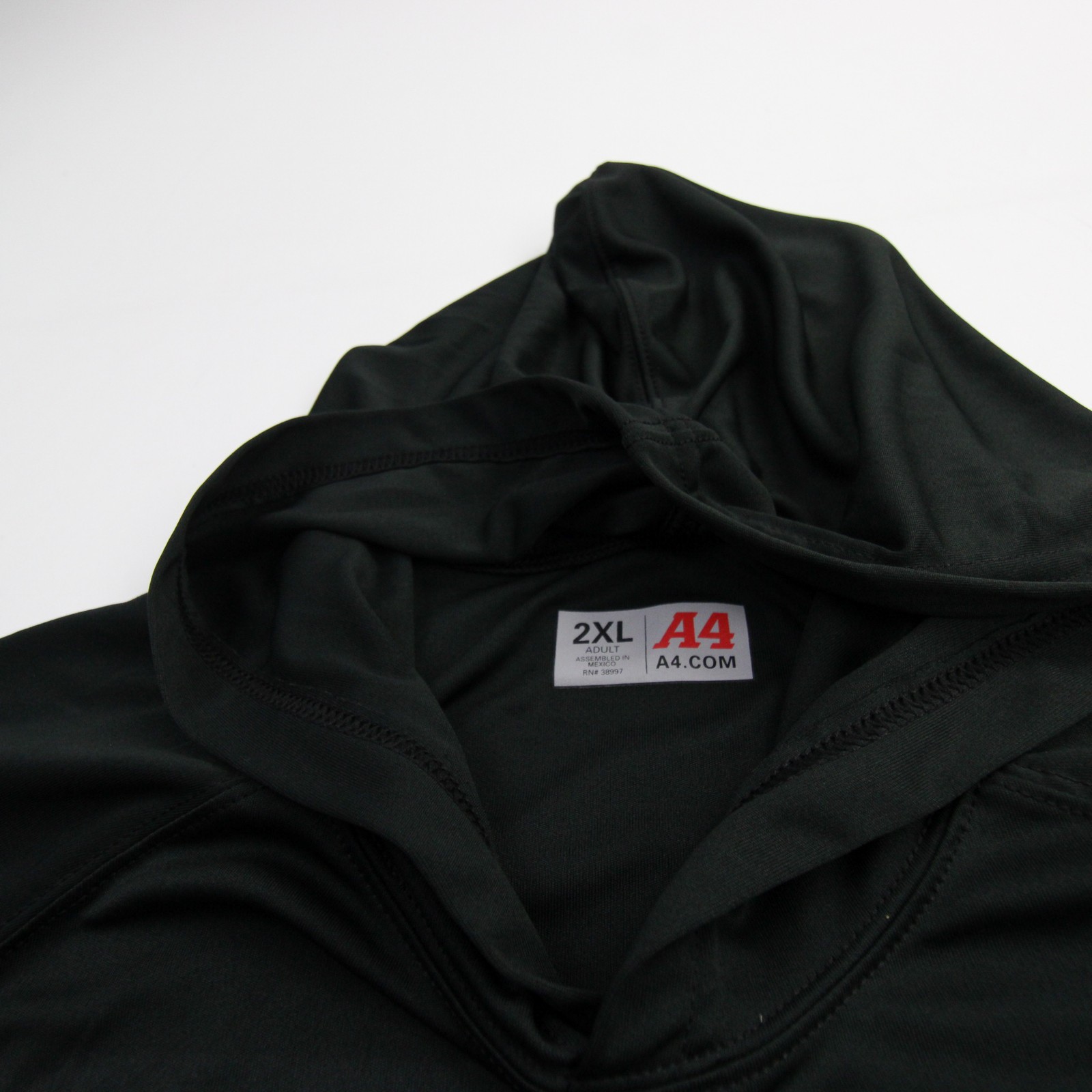 A4 Short Sleeve Shirt Men’s Black Used XXL