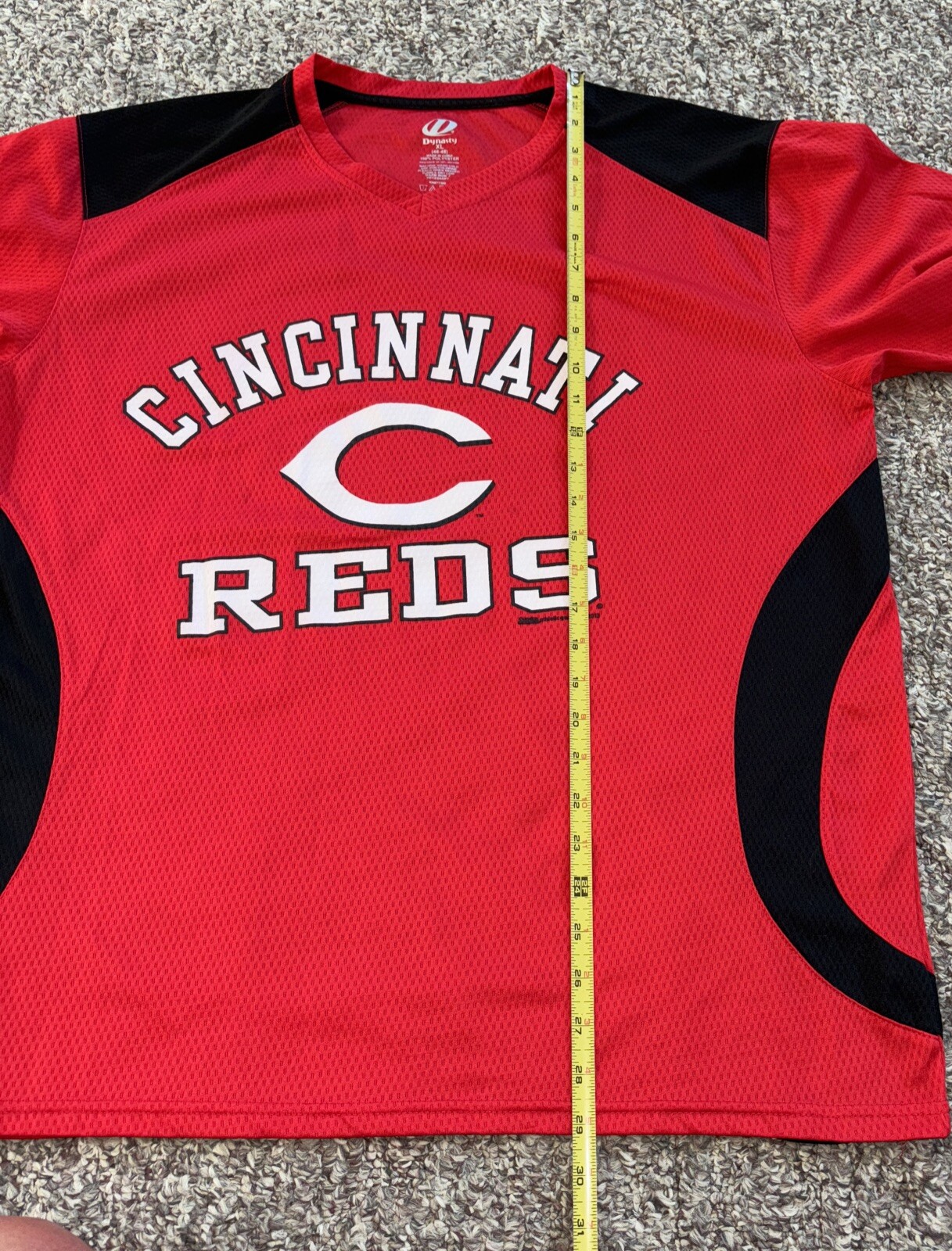Vintage Dynasty Cincinnati Reds Baseball Mens Size XL 46-48 Shirt Red Tee Tshirt