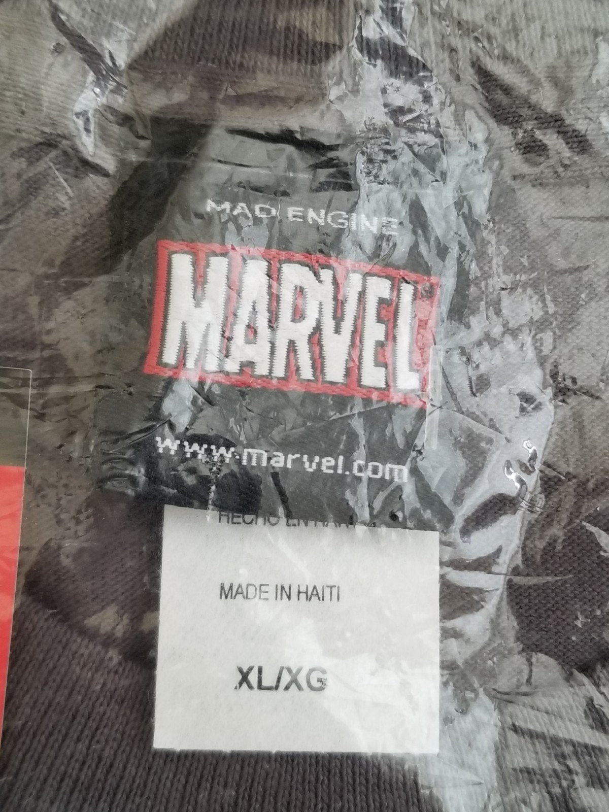 2009 Marvel Mad Engine Captain America Avengers Grey T-Shirt – Men’s XL – NEW