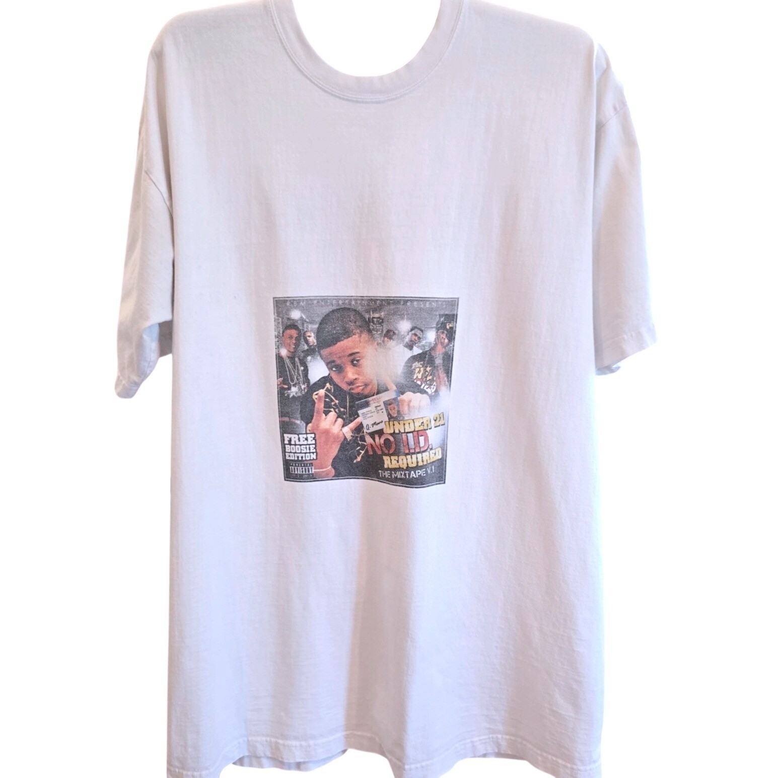 Q Mane Mixtape T Shirt 2XL Tall Under 21 No ID Required RBM Ent Official Promo