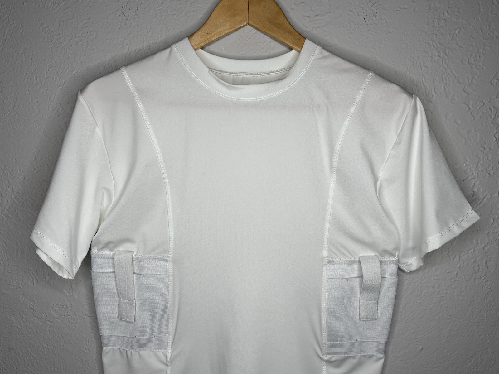 Lilcreek Concealed Carry Compression Shirt Men’s Size L White Tactical Holster