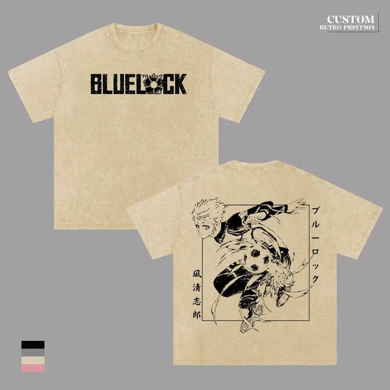 Nagi Seishiro Blue Lock Anime Graphic Tee Egoist Striker Soccer T-Shirt