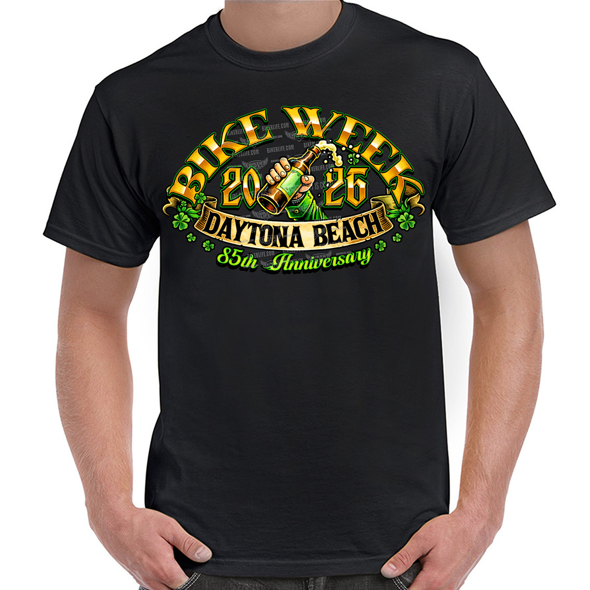 T-Shirt 2026 Bike Week Daytona Beach Drunken Leprechaun No Harley