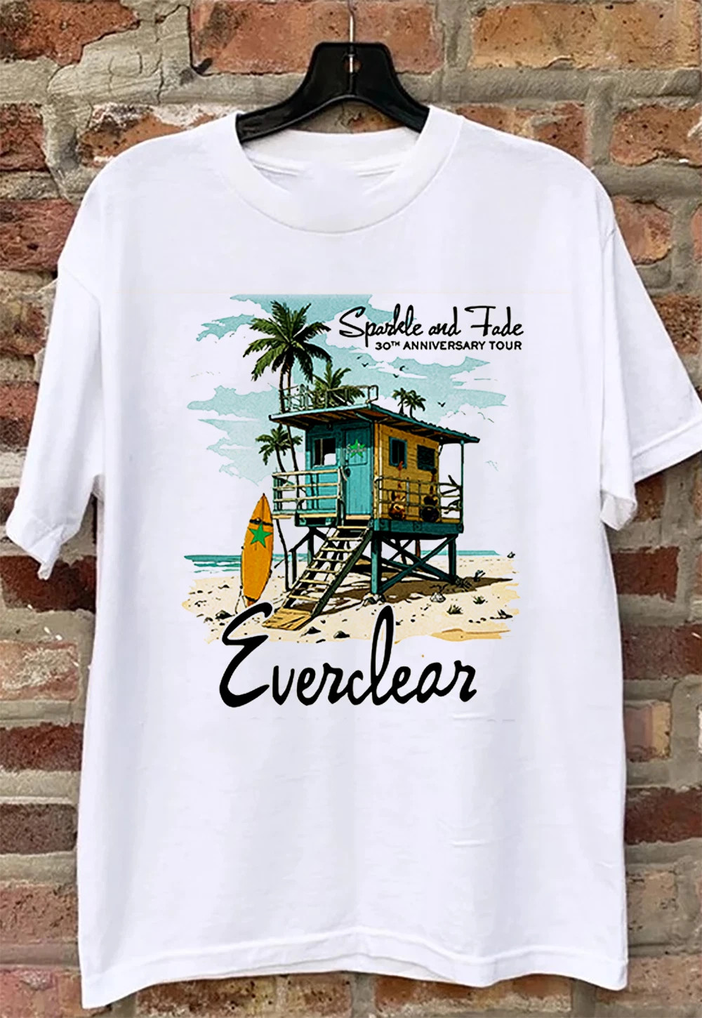 Everclear Sparkle And Fade 30th Anniversary Tour T Shirt Full Size S-5XL