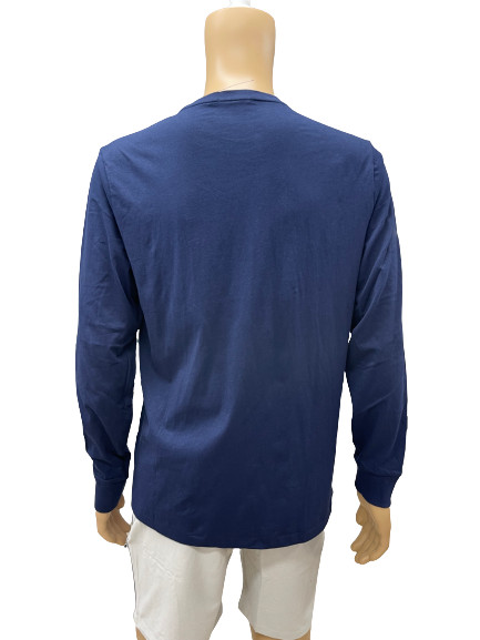 POLO RALPH LAUREN MEN’S LOGO P LS NAVY