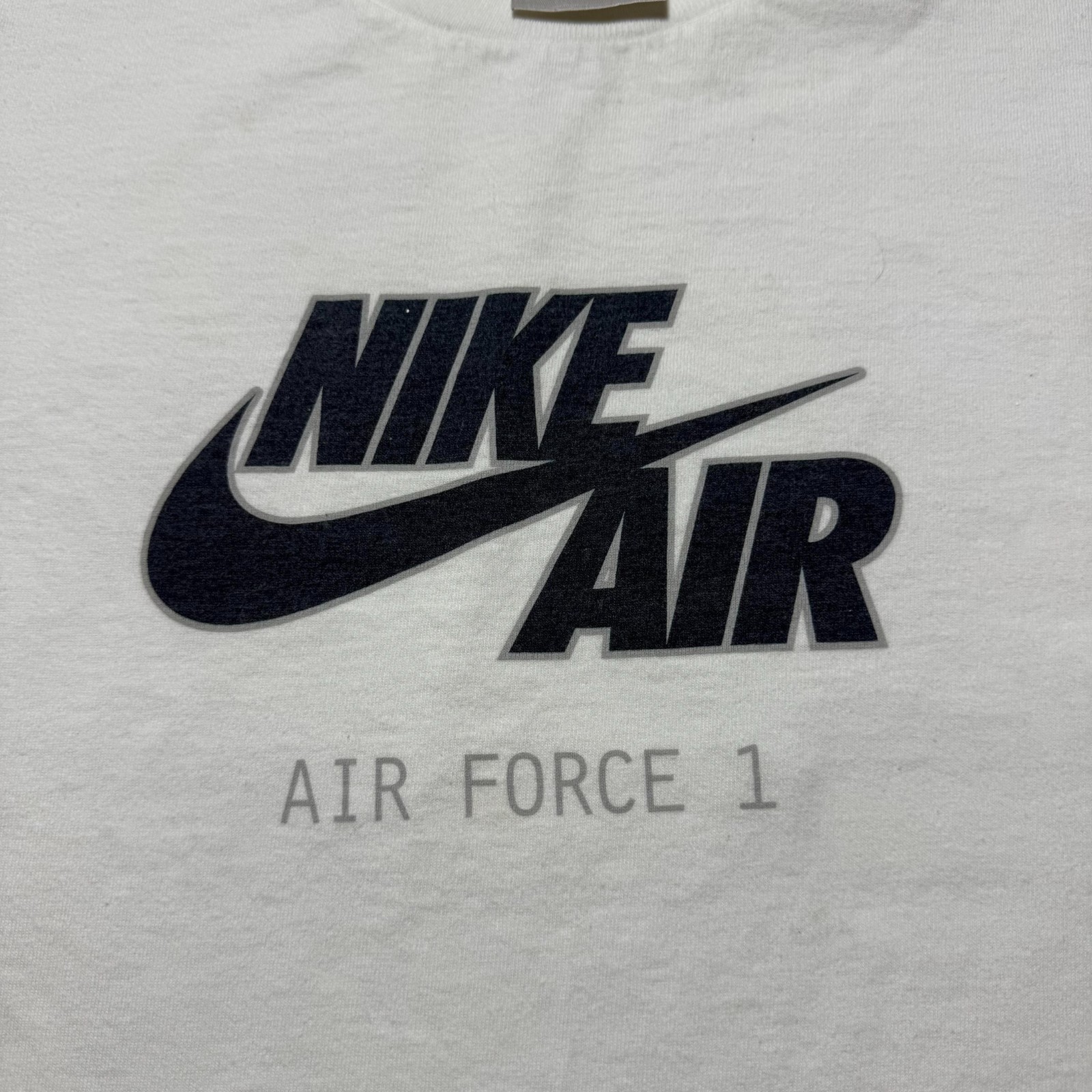 Vintage Y2K Nike Air Force 1 Center Swoosh Retro Classic Crewneck Shirt – Large