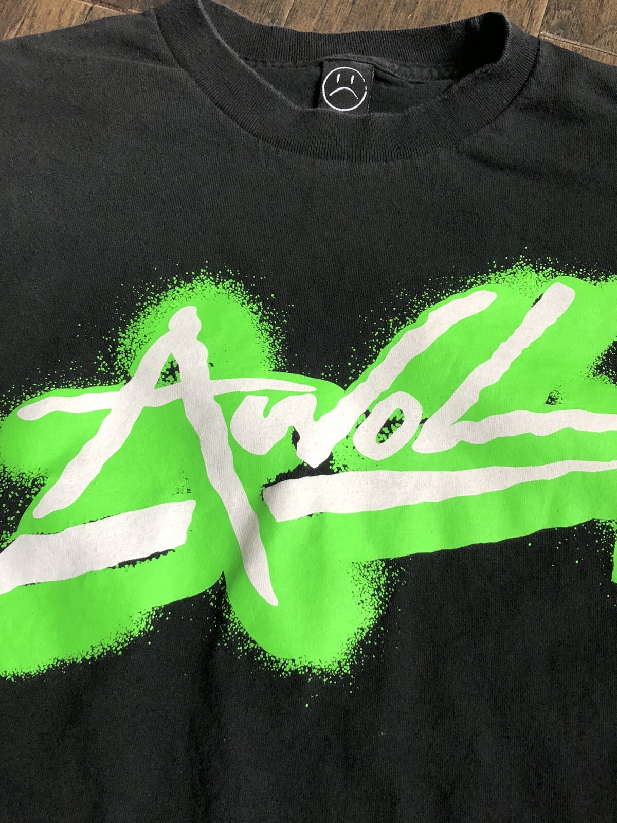 Rogue Status AWOL T-shirt Sz Medium Splatter Splash Skateboard Graffiti