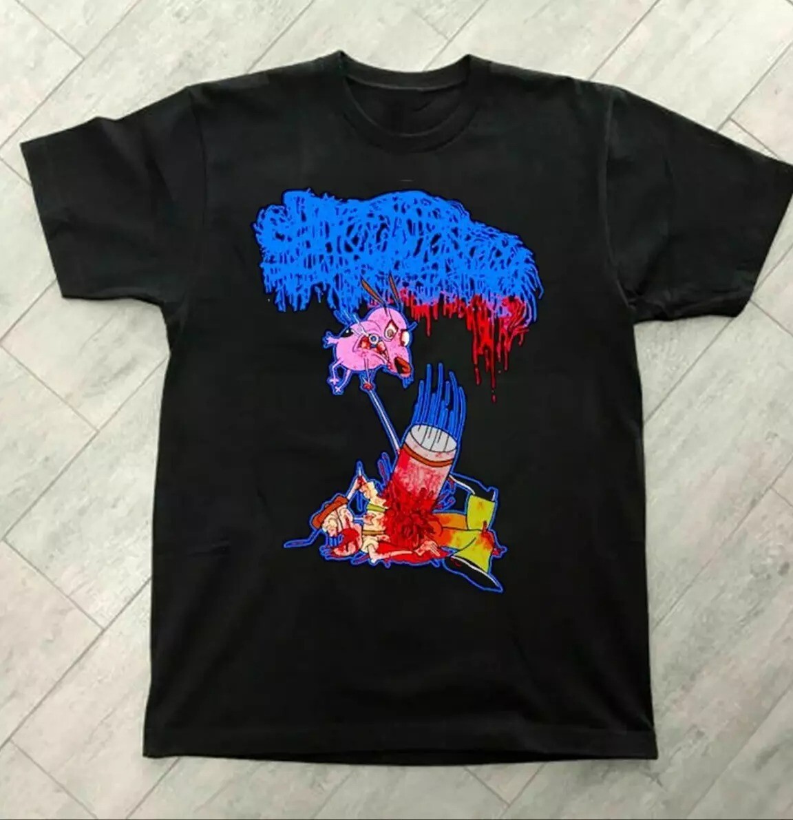 NEW Sanguisugabogg courage dog Band Collection Gift for Fan T-shirt