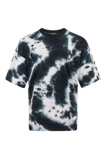 FXN Men’s Casual Heavyweight Oversized Fit Tie Dye Cotton T-Shirt 22-T1002