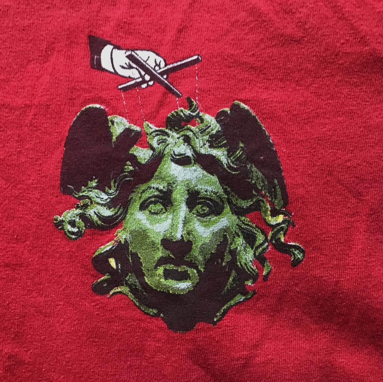 Fashion Nova Men Eternal Puppet Master T-Shirt, Red, Size Medium
