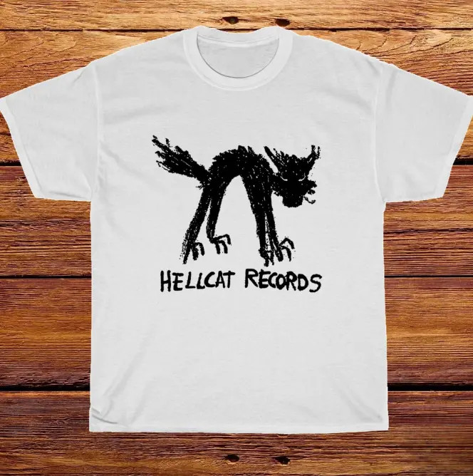 New Shirt Hellcat Records Artists Label Logo Black/White/Grey/Navy T-Shirt S-5XL