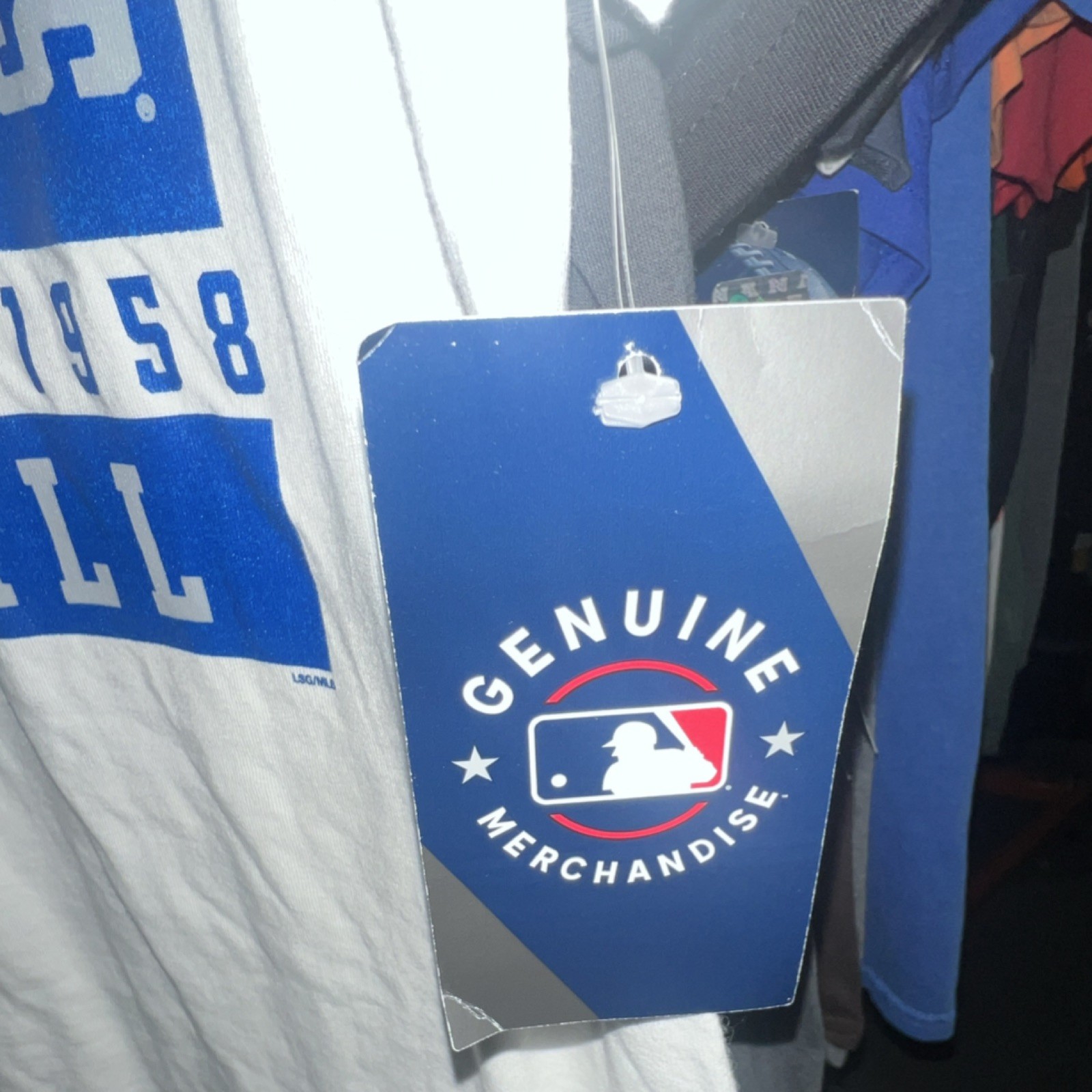 Genuine Merchandise Los Angeles Dodgers MLB White T-Shirt Size M NWT