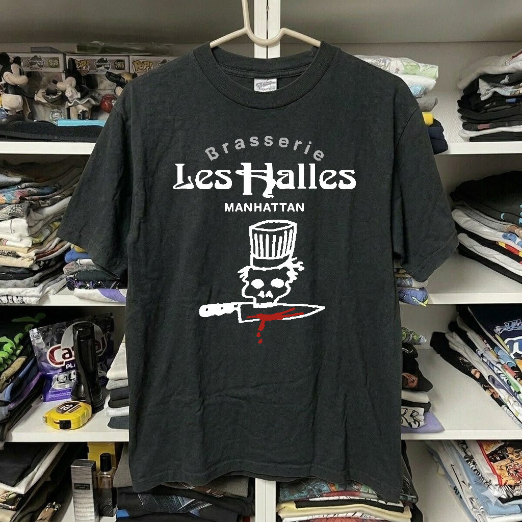 Brasserie Les Halles T-Shirt – Anthony Bourdain Inspired – Unisex, S-5XL, Manhat