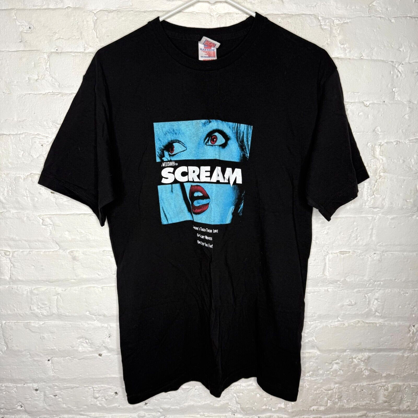 Scream Movie Drew Berrymore Promo Horror Movie Tee Tshirt Size Medium