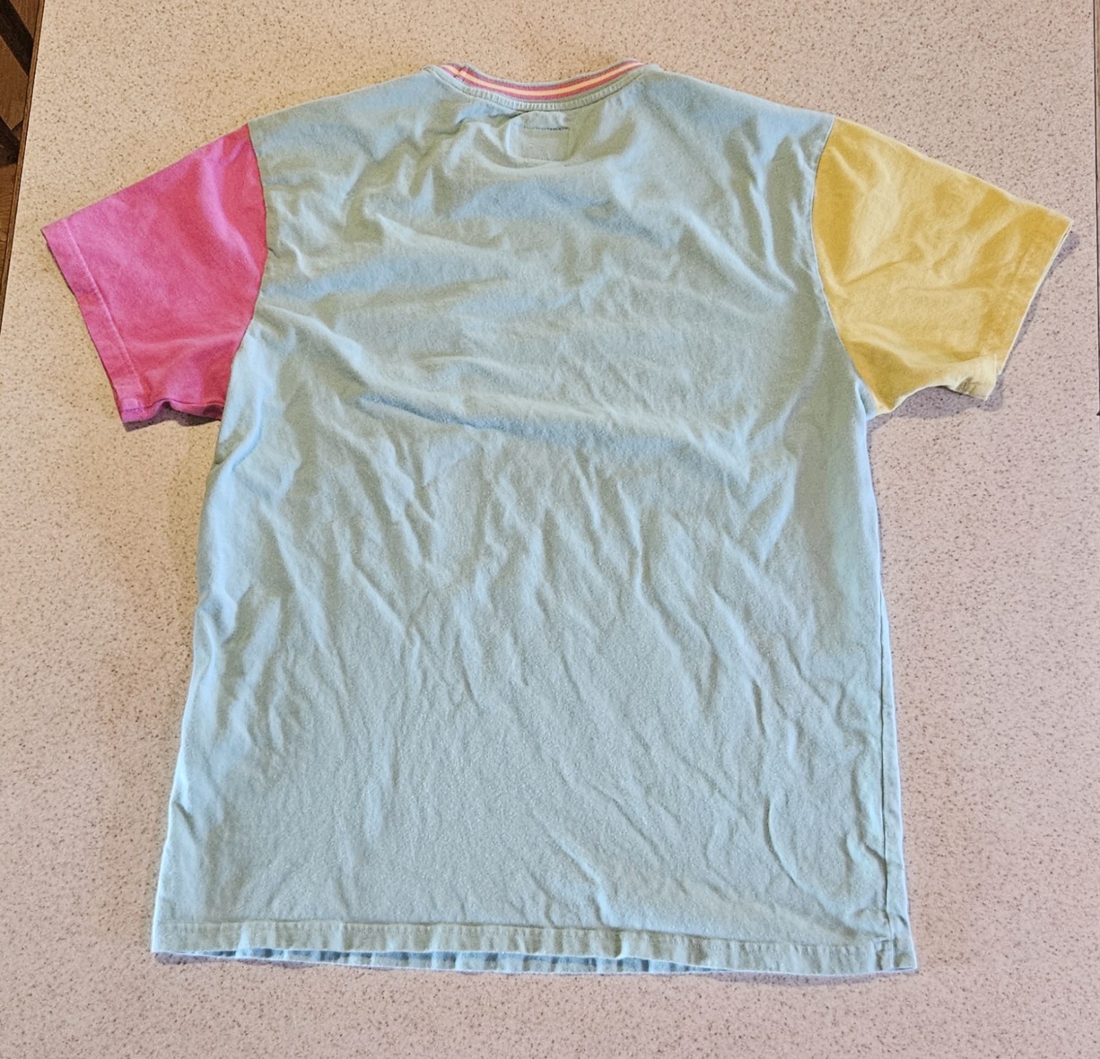 Teddy Fresh Ripndip color block flipping bird pocket t shirt Medium