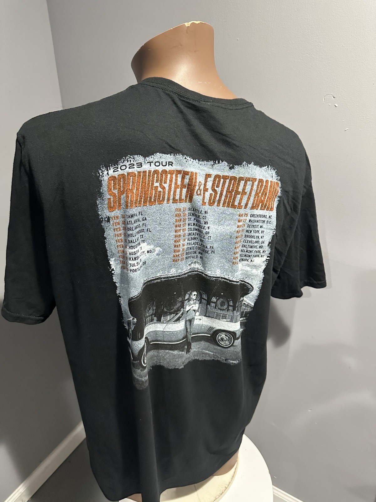 Bruce Springsteen & E Street Band 2023 US Tour Shirt 2XL New NWOT Concert