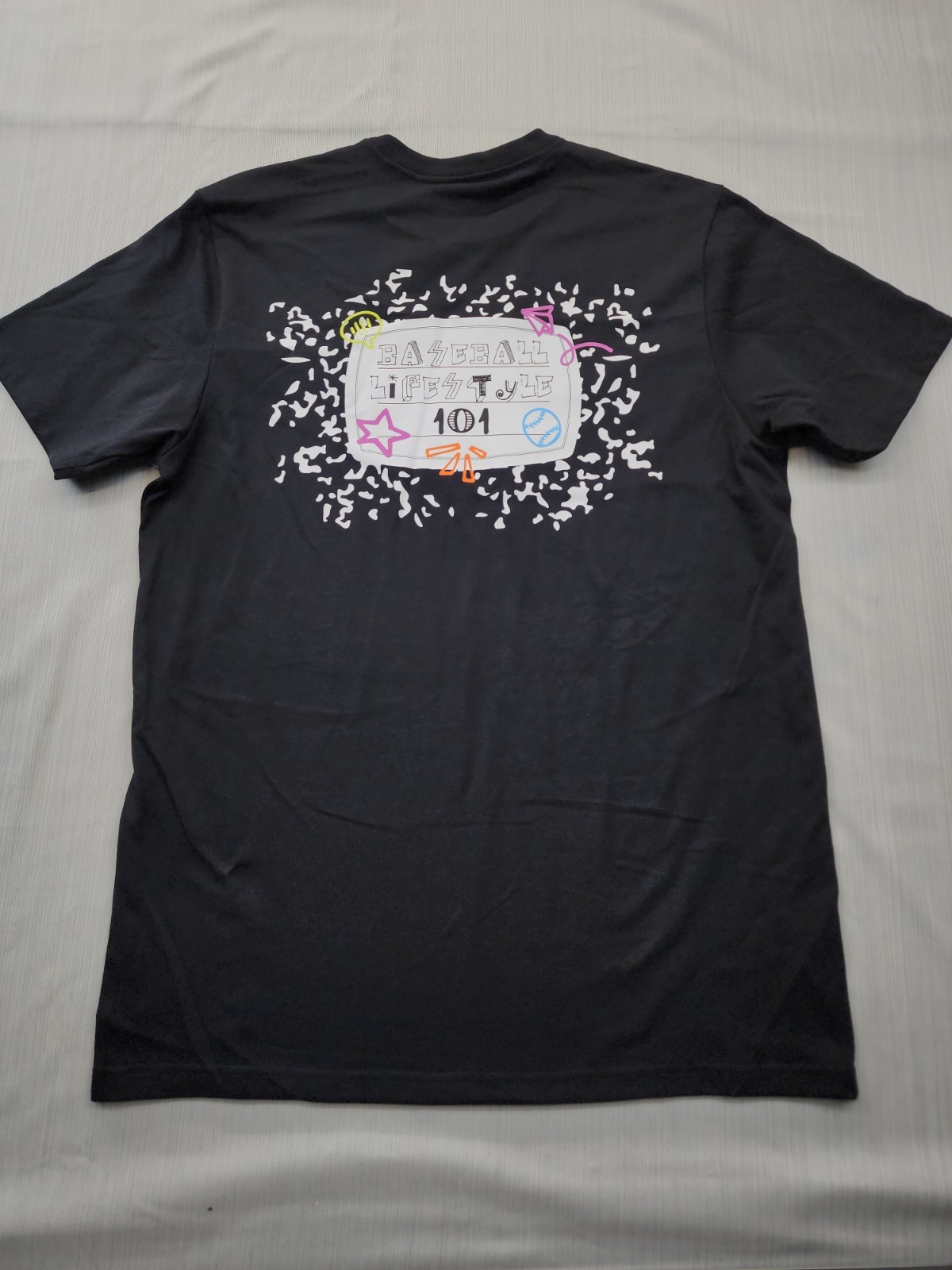 New Mens Baseball Lifestyle 101 Composition TShirt Tee Sz Medium
