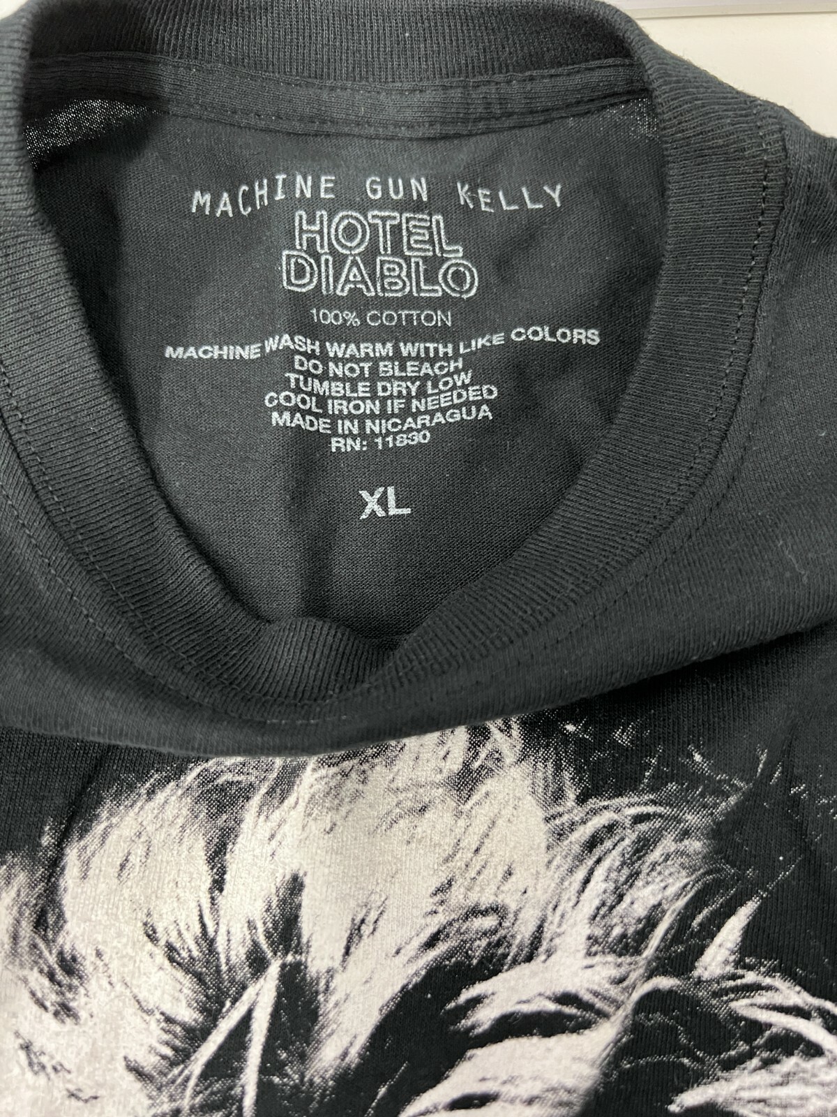 MGK MACHINE GUN KELLY MENS HOTEL DIABLO T SHIRT OFFICIAL AUTHENTIC MERCHANDISE