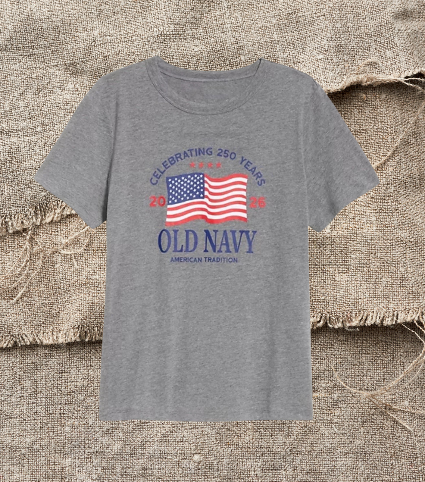 Old Navy US Flag 2026 etc 250th Anniversary T shirt