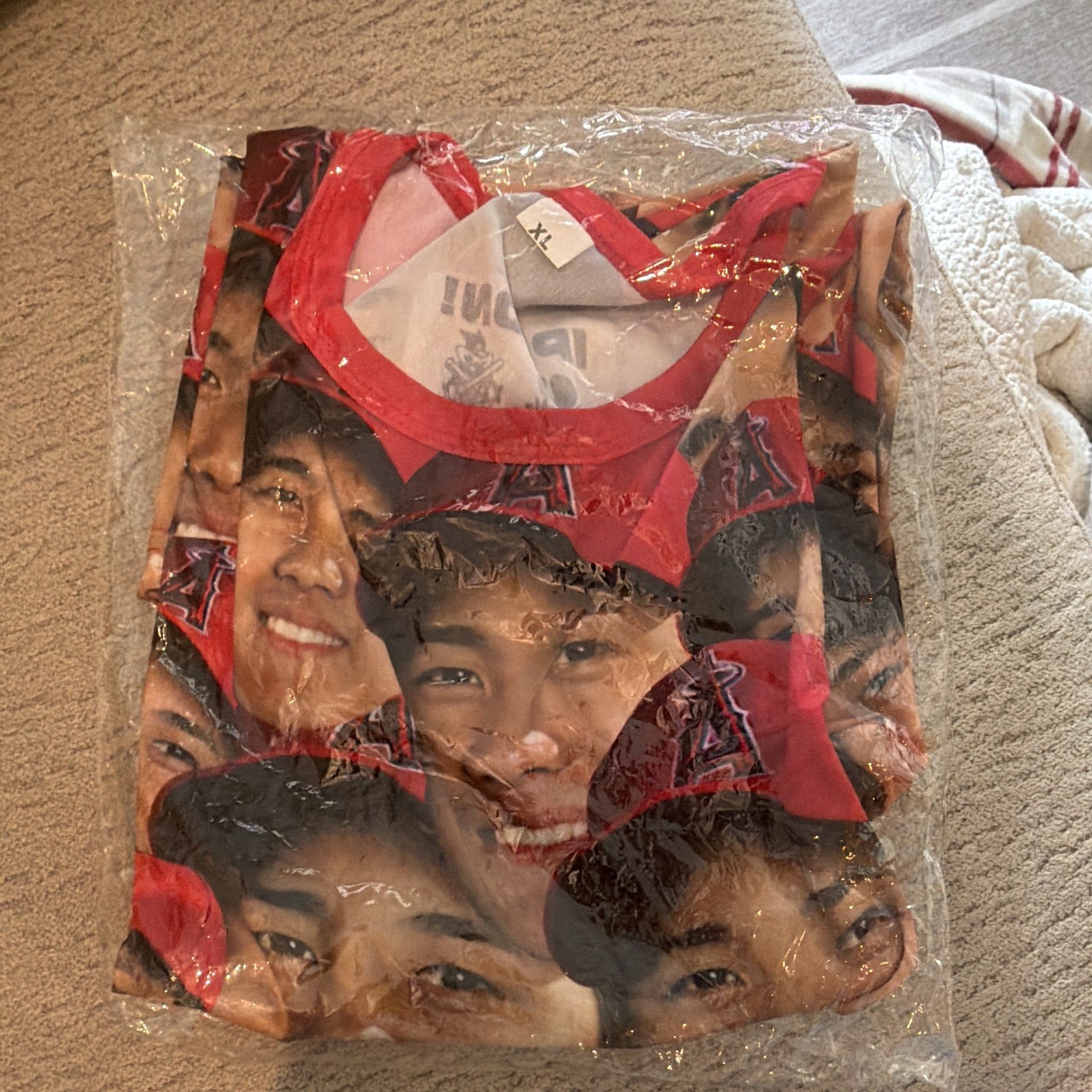 Men’s XL Shohei Ohtani MLB Los Angeles Angels All-Over Print Graphic Tee