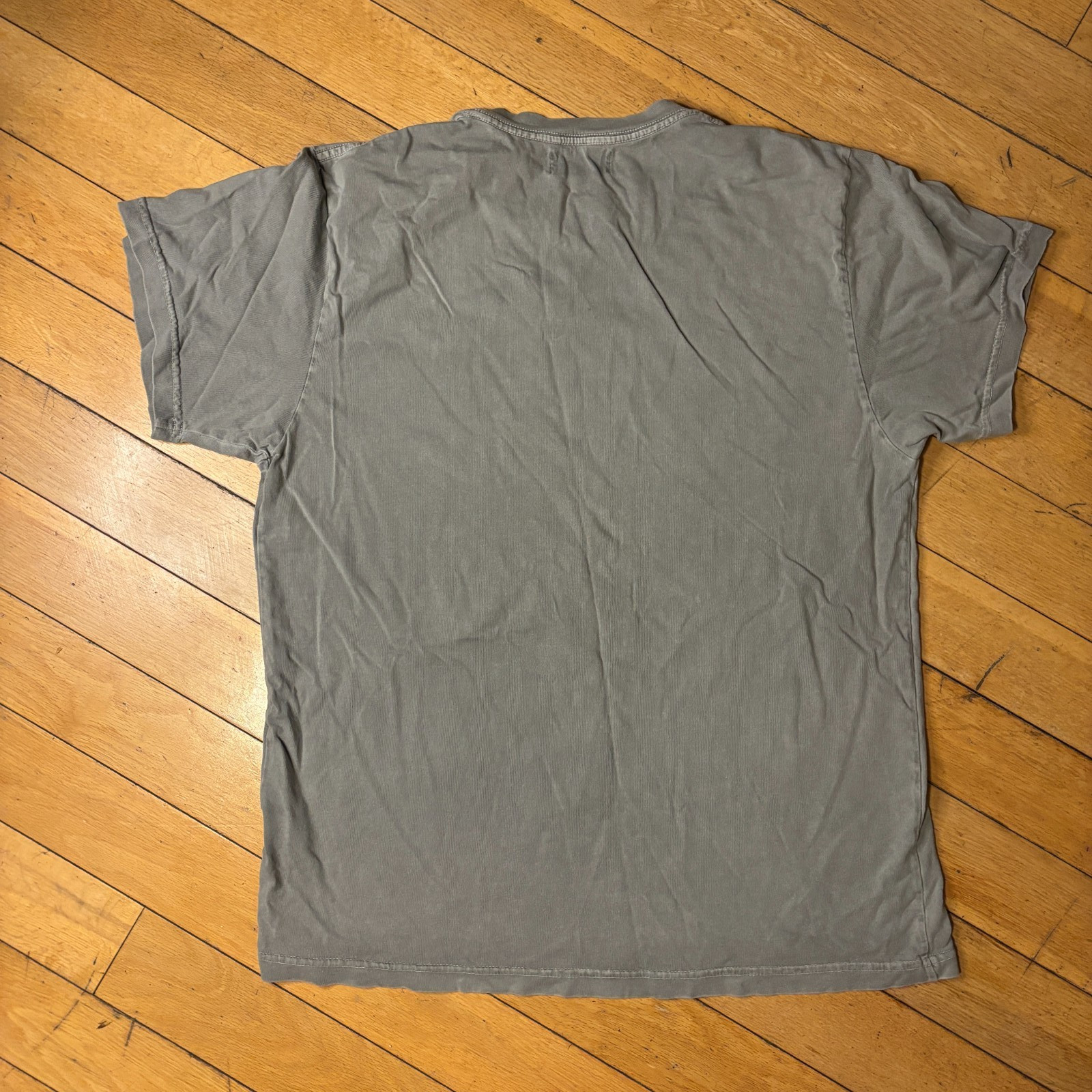 Lot of 2 Richie Le Collection Blank Daily Tee Mens M Gray Made USA Streetwear