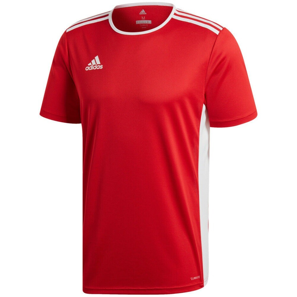Adidas Men’s T-Shirt Climalite Aeroready Entrada 18 Crew Sports Gym Workout Top