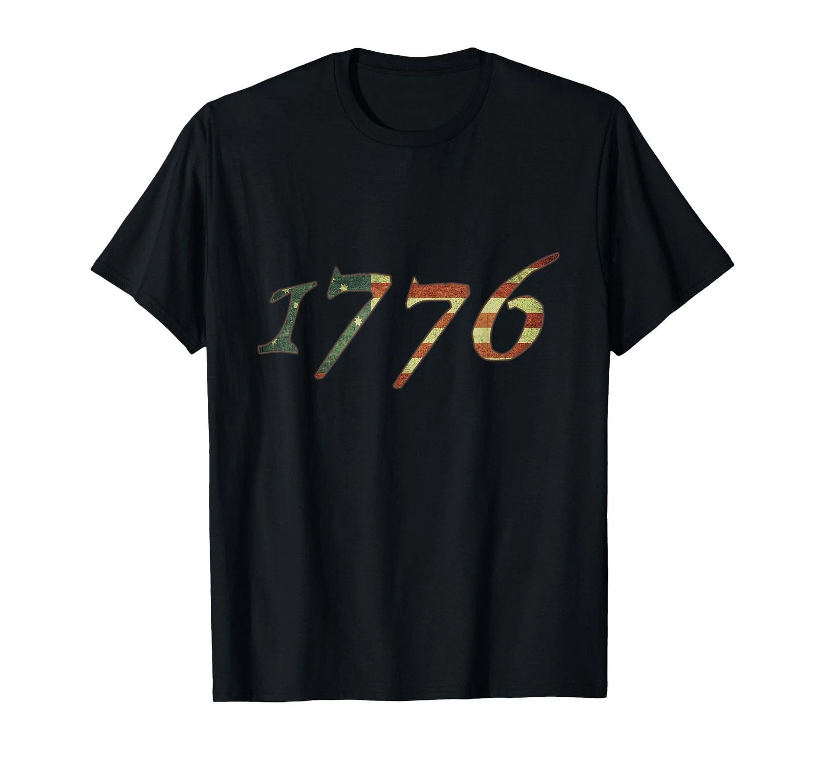 1776 Declaration of Independence US Flag T-Shirt