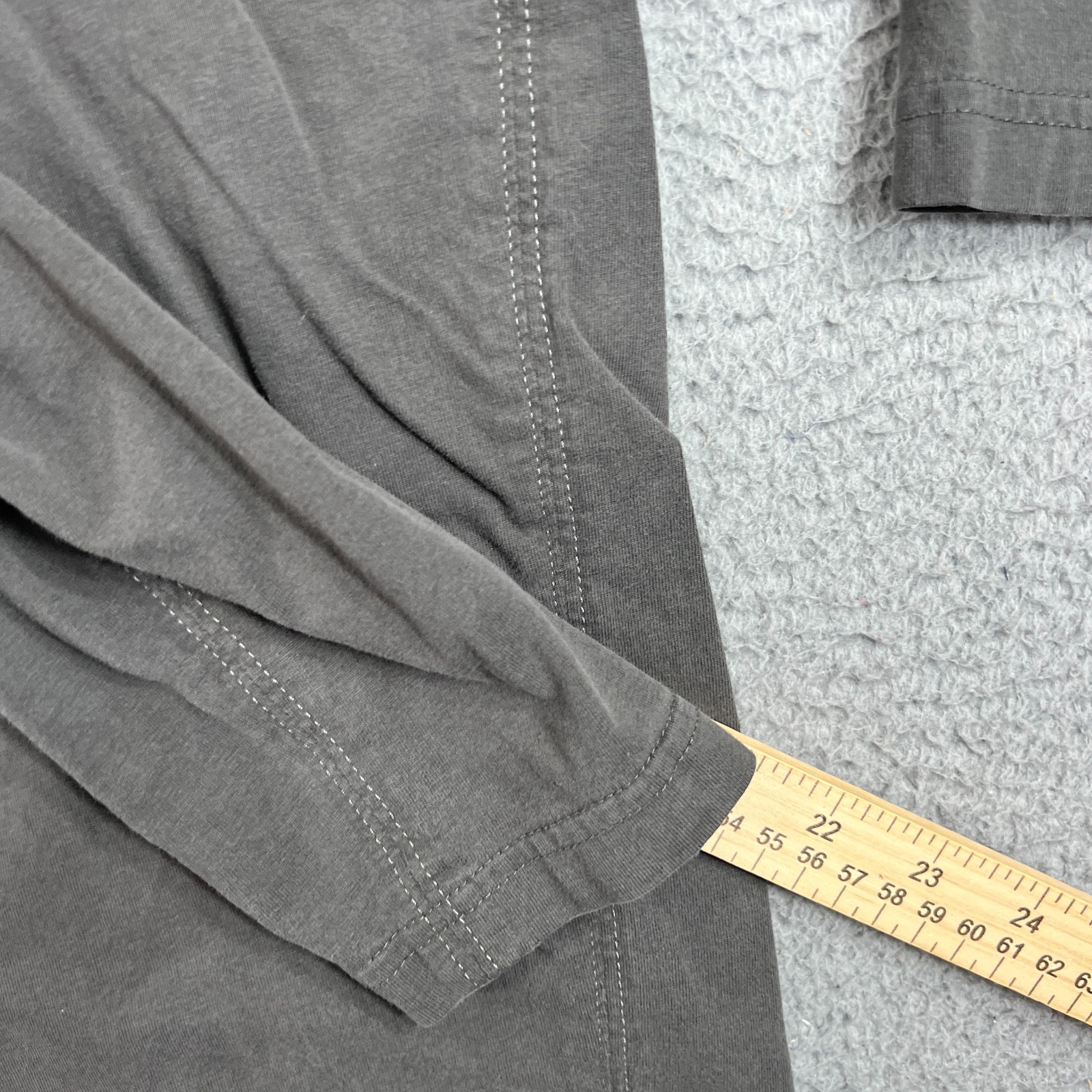 Kuhl Shirt Mens Medium Gray Wildfibre Organic Cotton Long Sleeve Tee Tagless