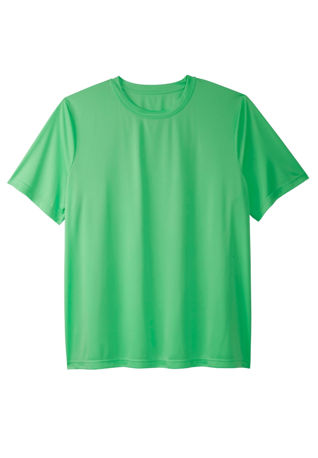 Kingsize Men’s Big & Tall Moisture Wicking Short-Sleeve Crewneck Tee