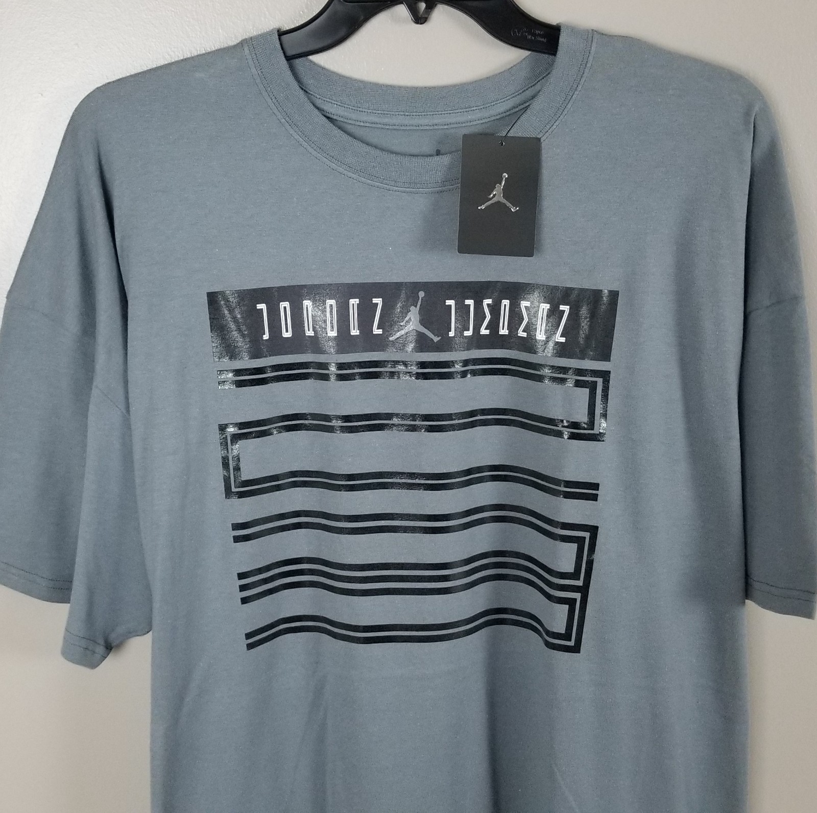 JORDAN XI RETRO 11 COOL GREY SHIRT SHORT SLEEVE RARE NEW 395338-065 (SIZE 4XL)