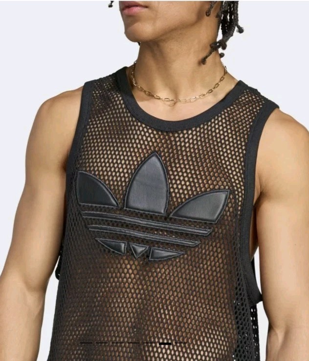 Sold Out ! adidas x Jeremy Scott 90s House Music Mesh Tank Top Tee S Small Nwt