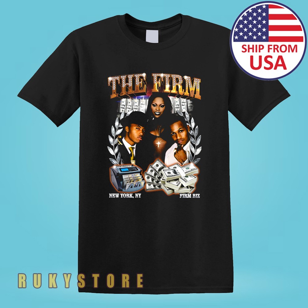 The Firm Nature Nas Az Foxy Brown Illmatic Phone Tap Men’s Black Size S-5XL