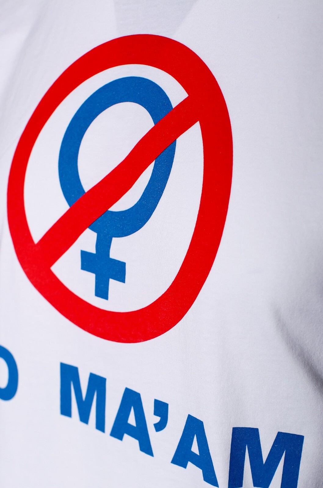 No Ma’am T-shirt Retro Tv Show Maam Unisex Adult White S-3x
