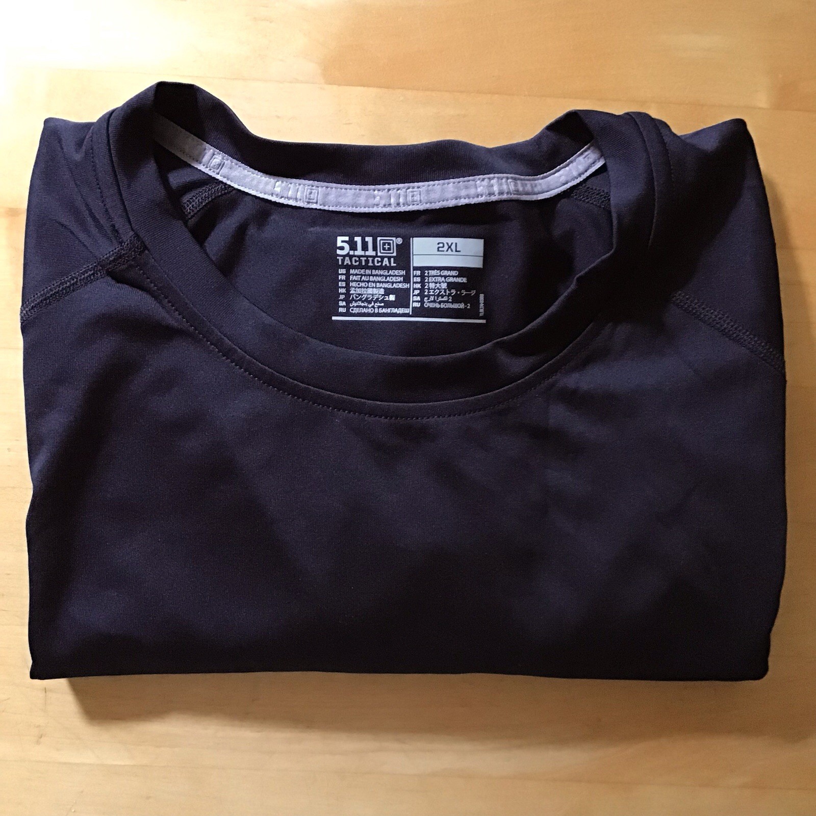 5.11 Tactical T Shirt Mens 2XL Short Sleeve Black