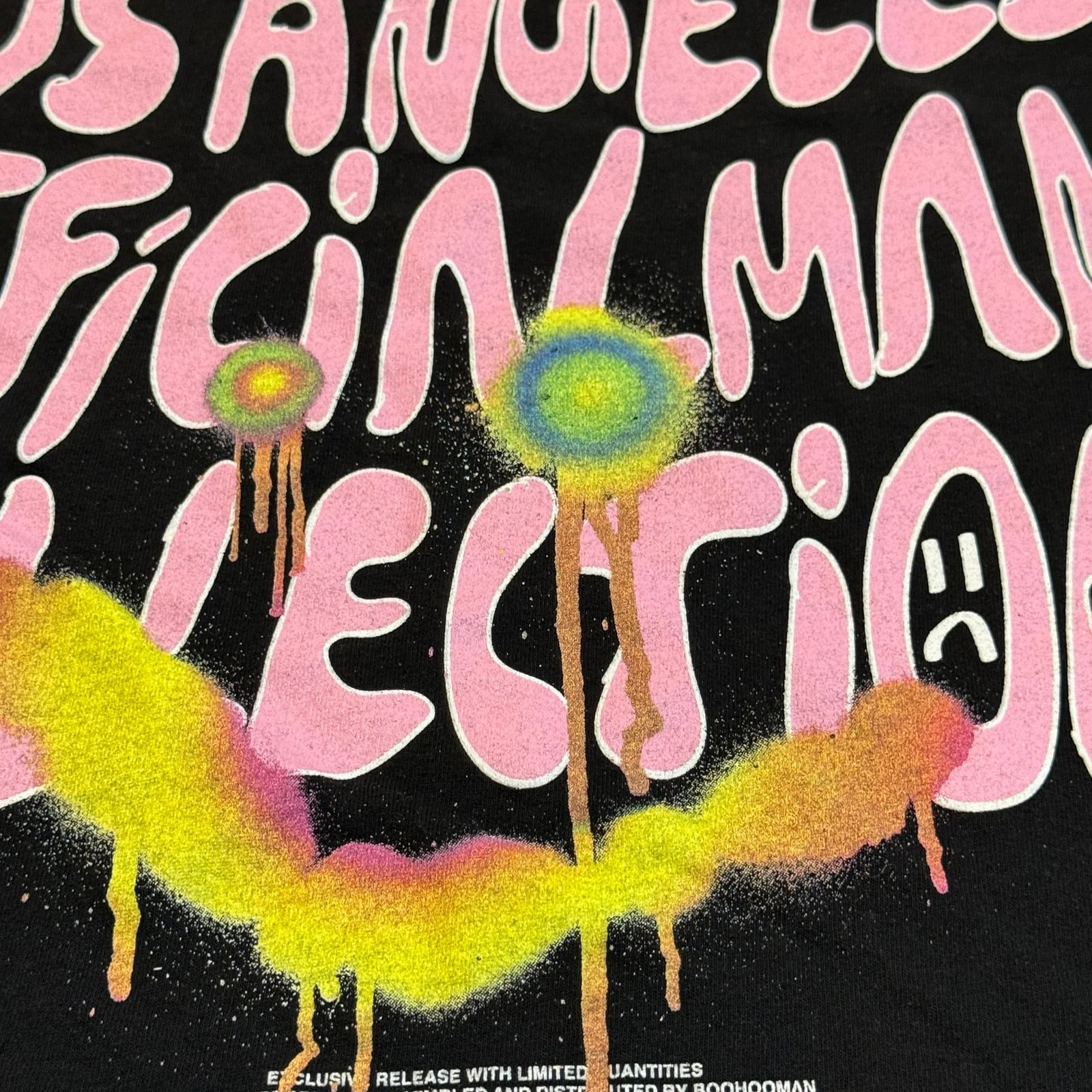 boohooMAN Los Angeles Official Man Collection Oversized Graphic T-Shirt