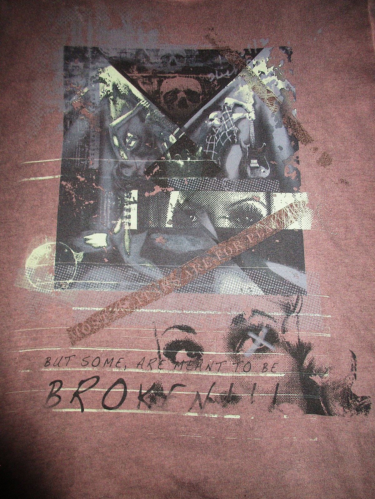 Gently Worn Men’s ROGUE STATE Brown Rock Style T-Shirt! Size XXL